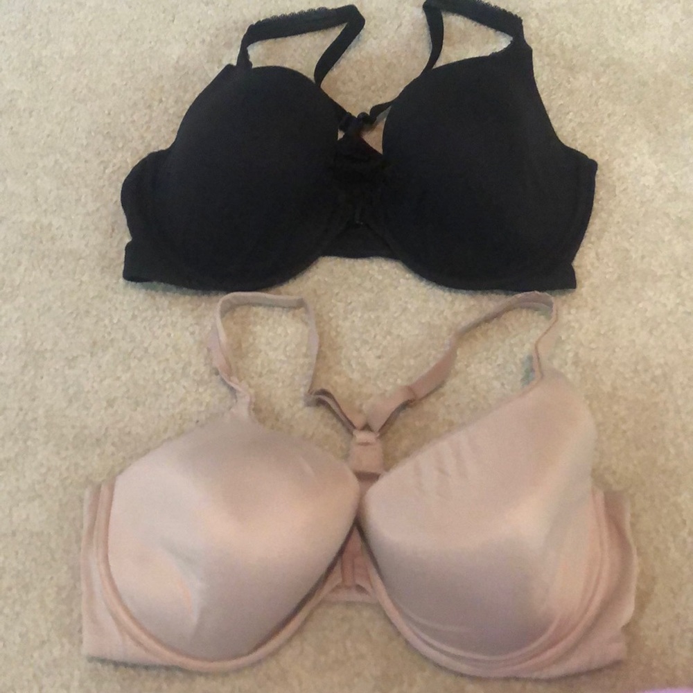 Body by Victoria racerback Demi bra set of 2